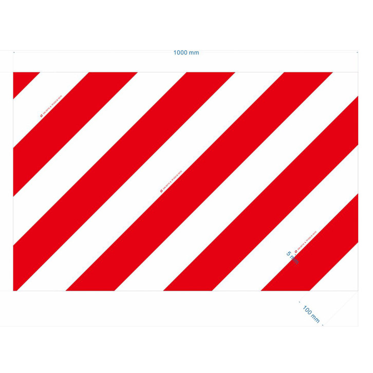 Warning sign - front for combine harvester 