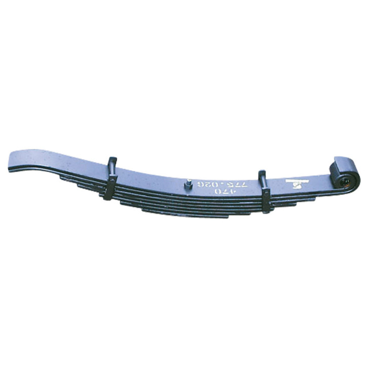 Leaf spring with eye 