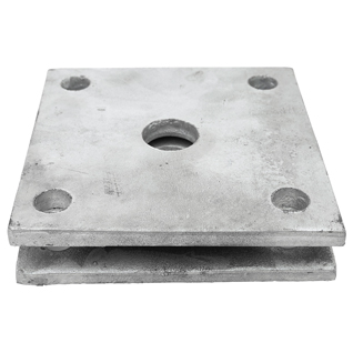Axle plate loose - galvanised 
