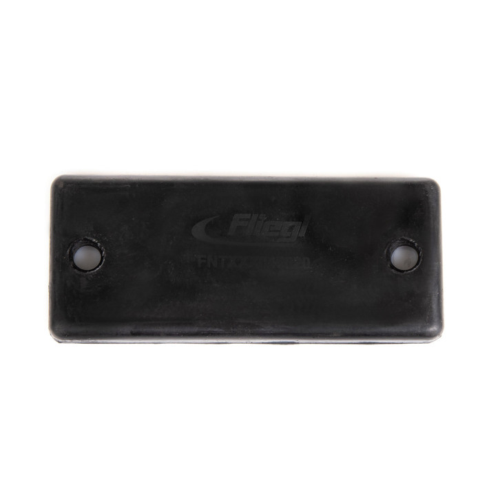 Rubber support with countersunk head 