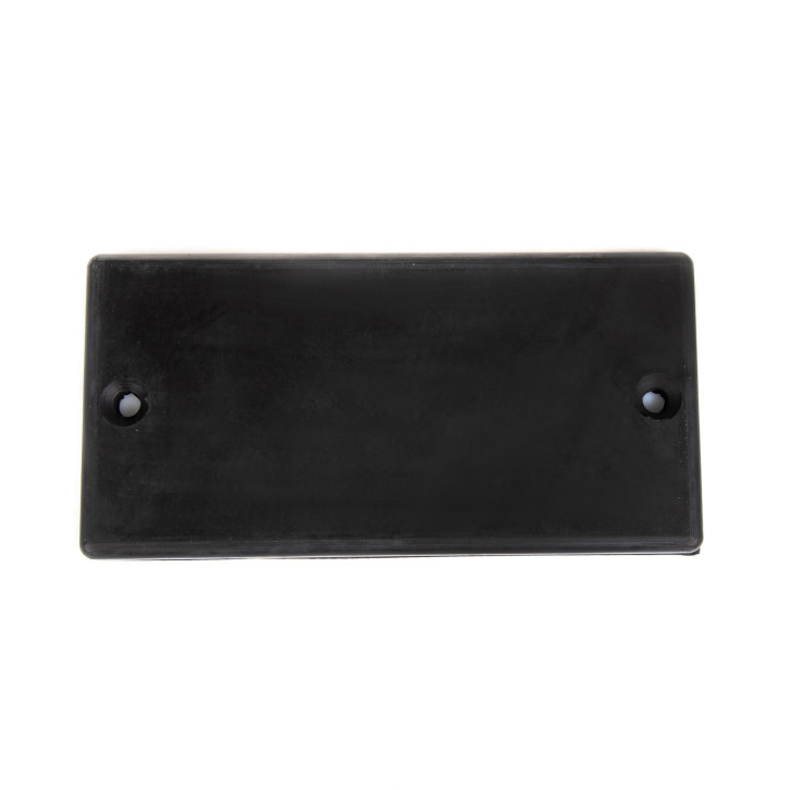 Rubber support with countersunk head 