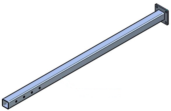 Stützfuß für Wechselfahrgestellsystem 