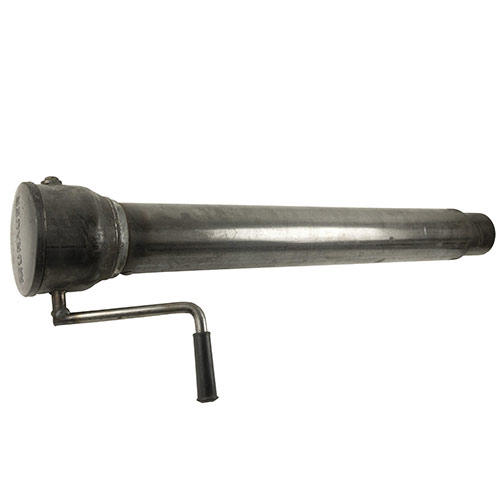 Stützspindel mit Winkelantrieb - Rundrohr 