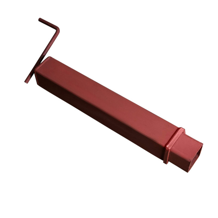 Stützspindel - Vierkantrohr 