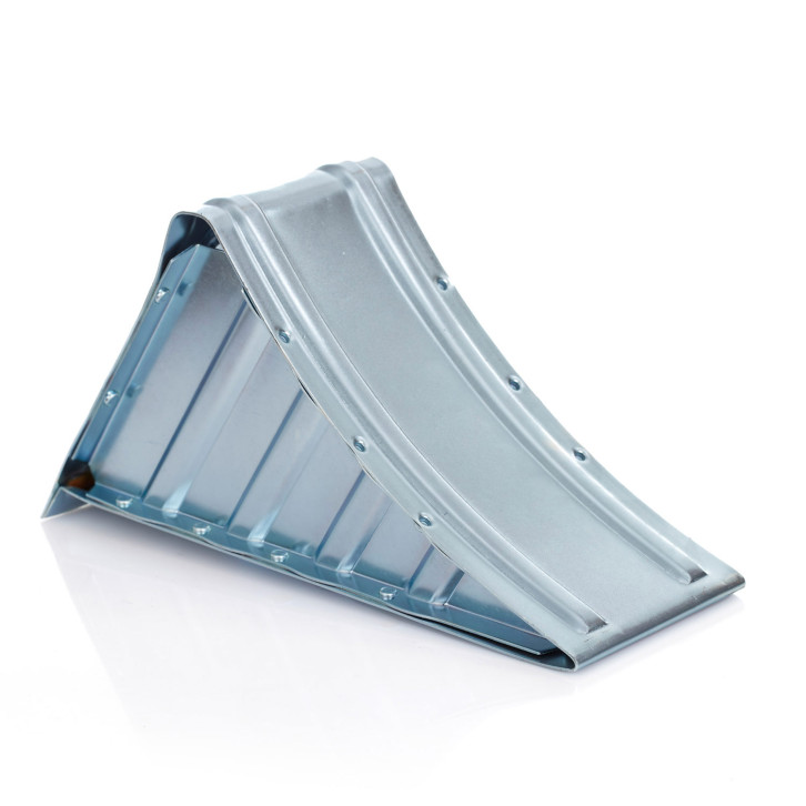 galvanised wheel chock 