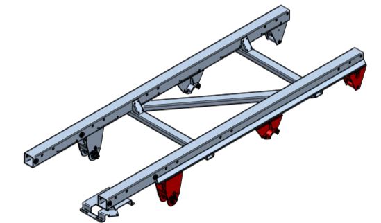 Tandem frame 1810 mm for Gigant/Plus 