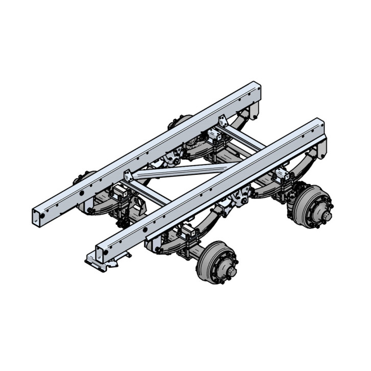 Tandem frame 1320 mm for Gigant 24 t 