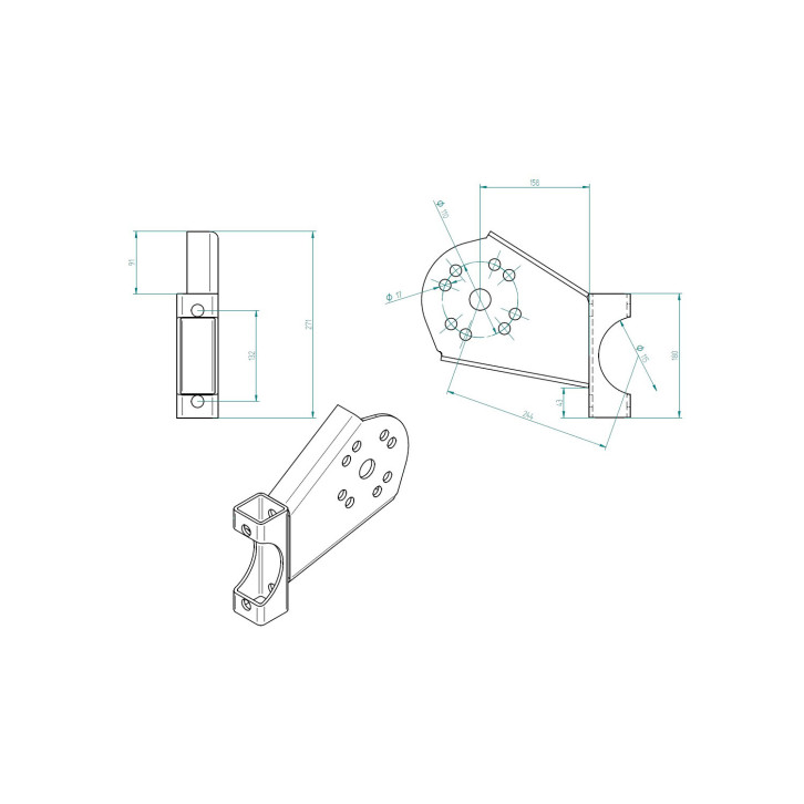 Unterfahrschutzarm kurz UFS 30 / von 2015 