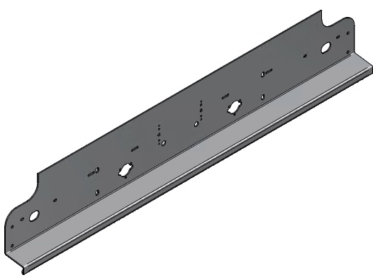Beleuchtungsträgerkonsole für Unterfahrschutz UFS 80 