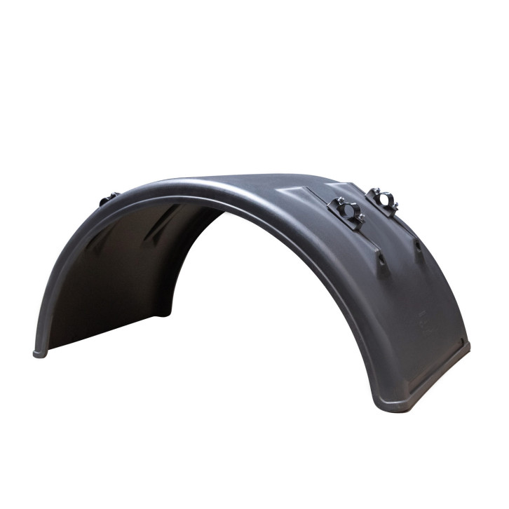 Plastic mudguard (half) incl. retaining rails 