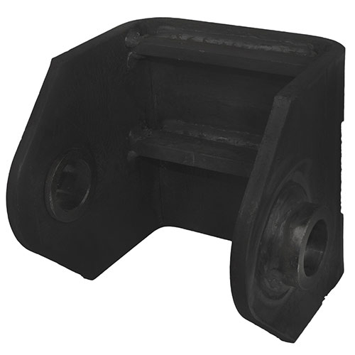 Anschweißhalter für Mittelwippe / lose rechts 