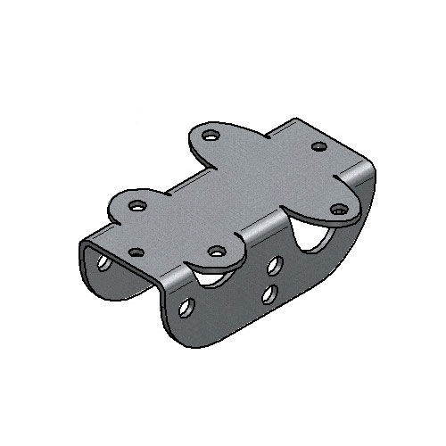 Halterung für Fuß verzinkt 