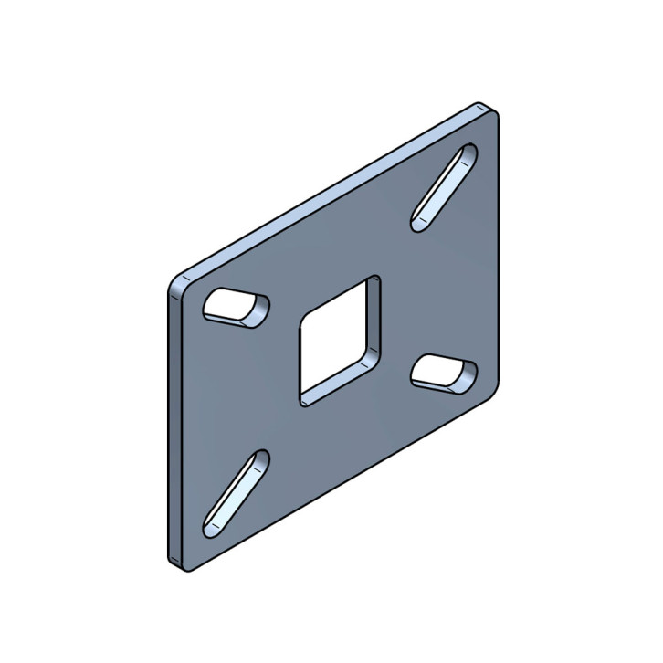 Platte für Stützfuß 