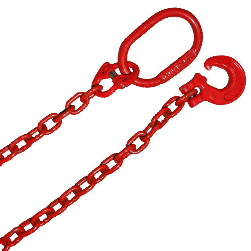 Rückekette rund m. Kuppelschlitzring 