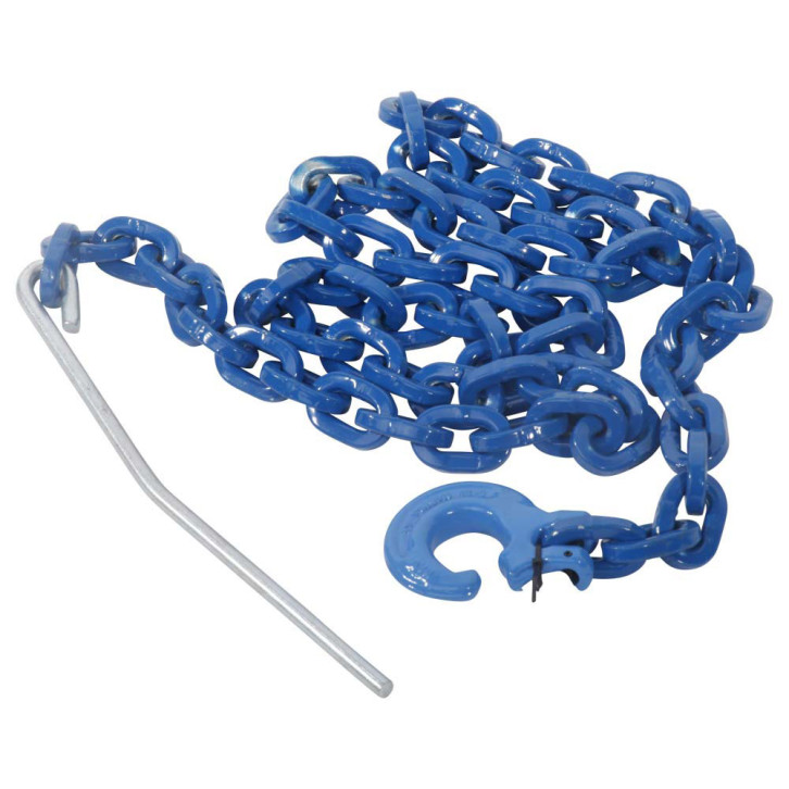 Chokerkette vierkant m. Kuppelschlitzring u.Durchsteckn. 