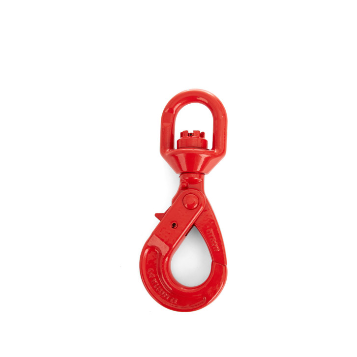 Wirbellasthaken mit Sicherung / Güteklasse 8 