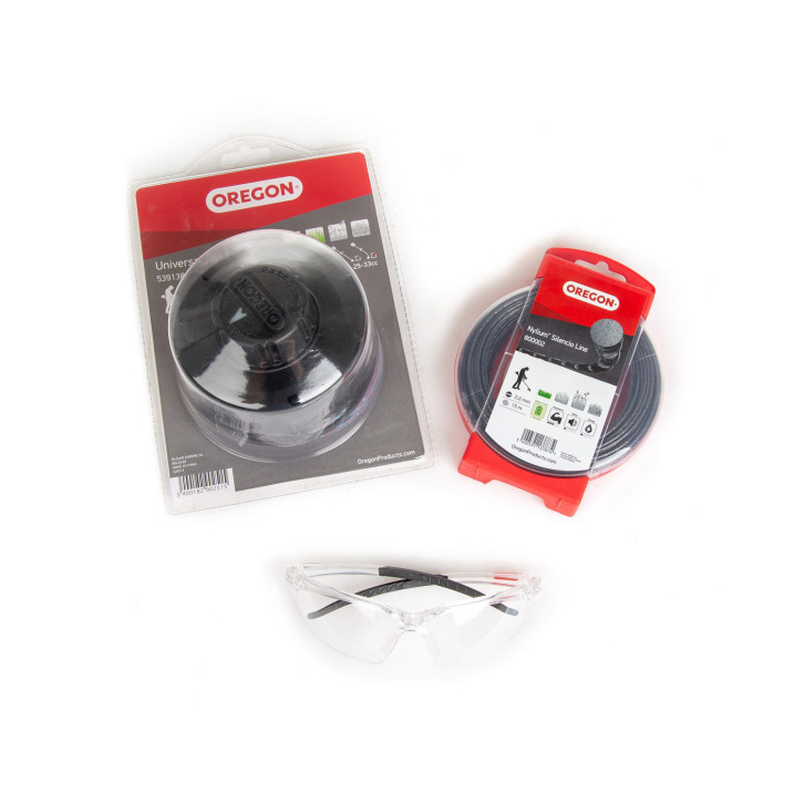 Oregon Gartenkit Standard - Fadenkopf, Faden & Schutzbrille 