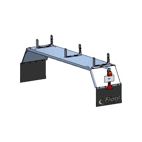 Mudguard - metal for GFW/steel tank (complete / per side) 