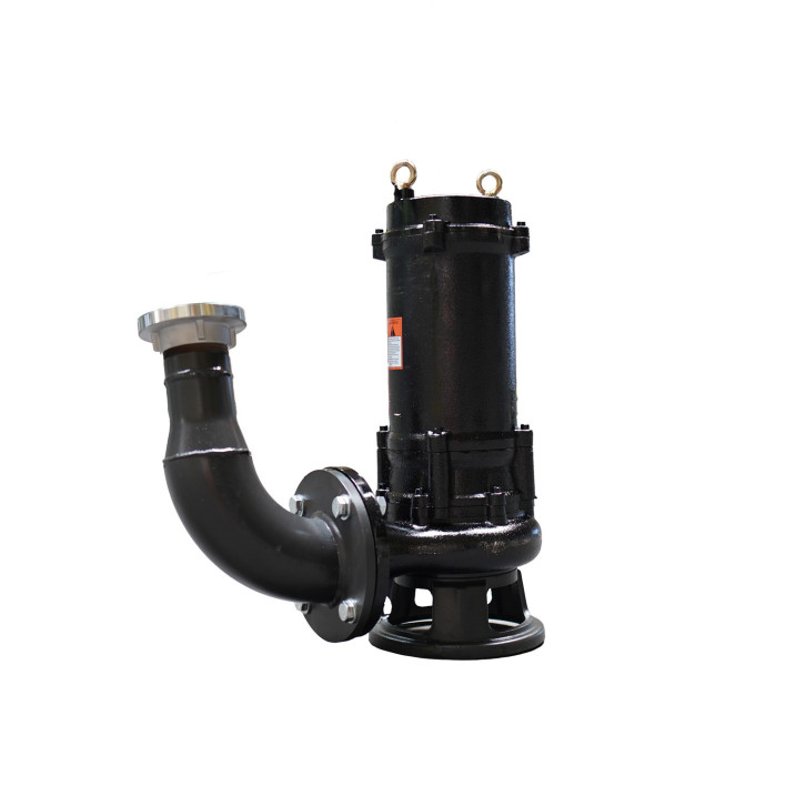 Submersible cutting pump with cutting unit 