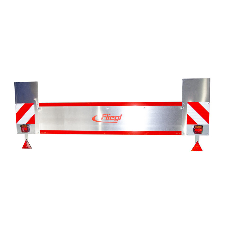 Transportschutz mit Beleuchtung und Warntafel 