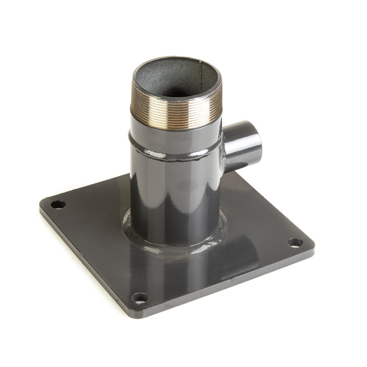 Schlauchtülle mit Flansch und Gewinde 