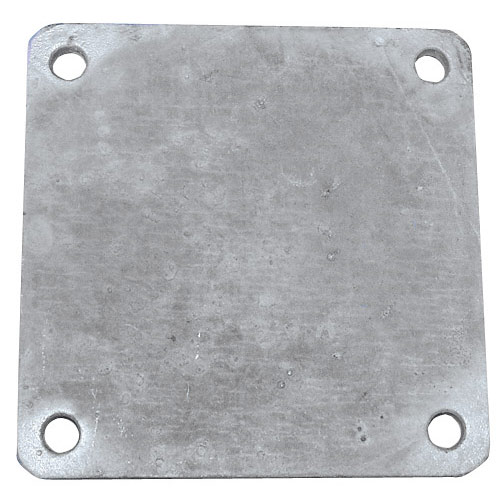 Blind flange galvanised 