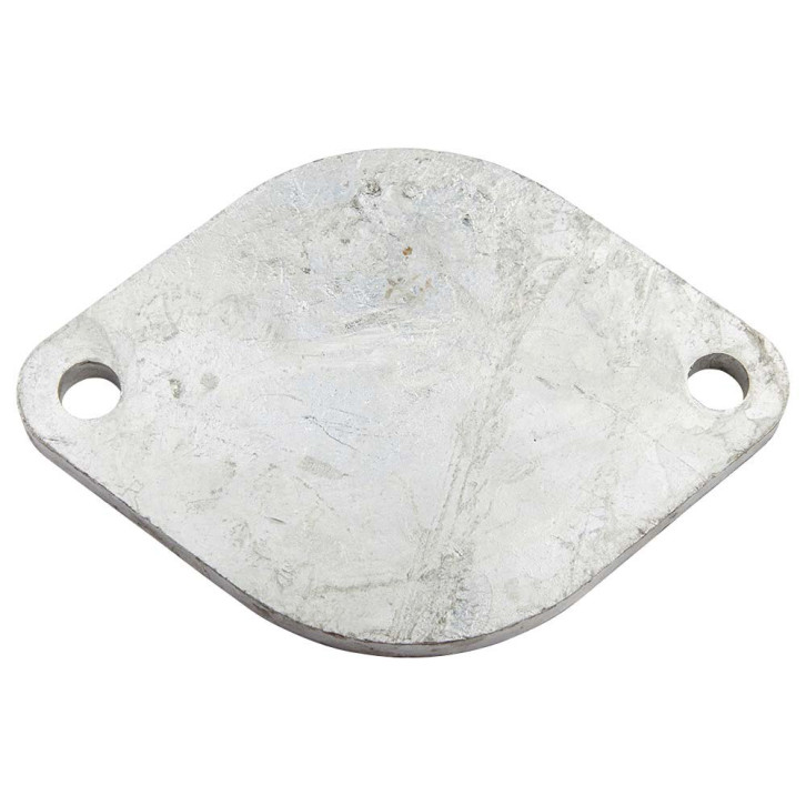 Blind flange galvanised 