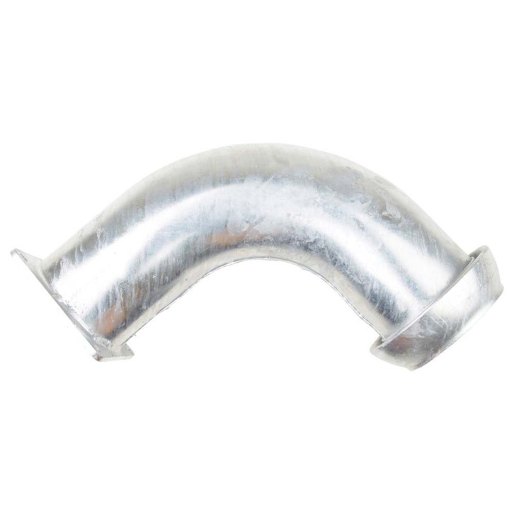 Pipe elbow with flange to male part ball - Perrot system 