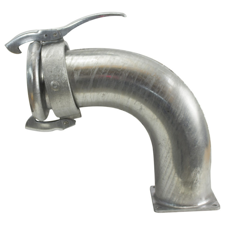 Pipe elbow with flange to female part - Perrot system 