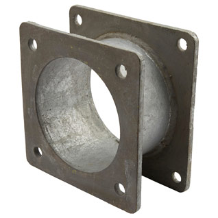Flange extension straight 