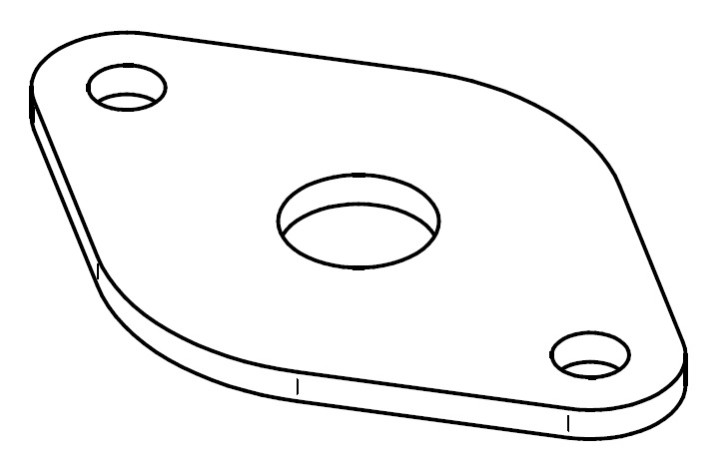 Flange (oval) 