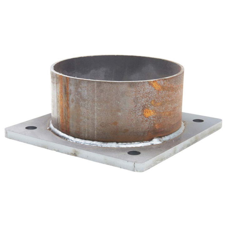 Flange connector weld-in 