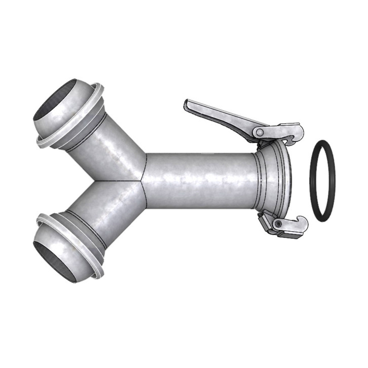 Y-Übergangsstück M-Teil mit 2x V-Teil - ital. System 