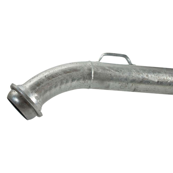 Suction pipe with elbow and male section 