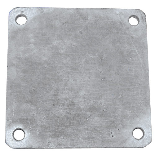 Blind flange galvanised 