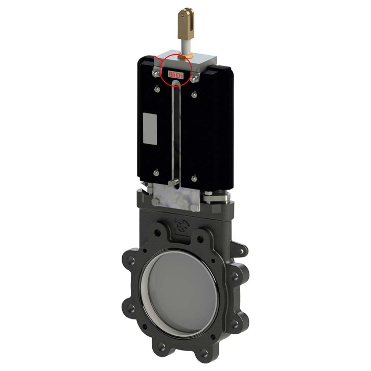 Plattenschieber mechanisch für Handhebel - LOCKER  BiDi 100 - Battioni 