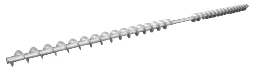 Spinner shaft (upon special request) - galvanised 