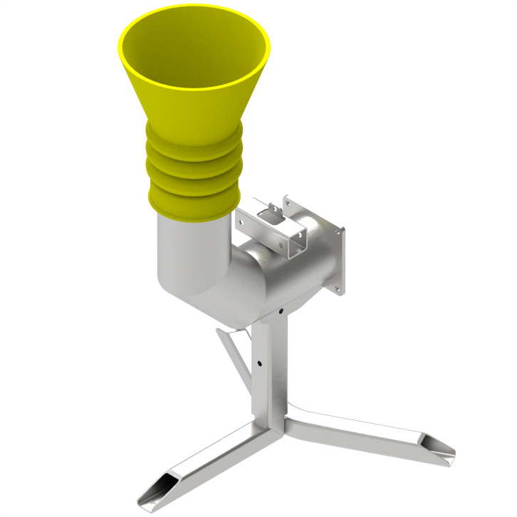 Suction head with frame / compact 