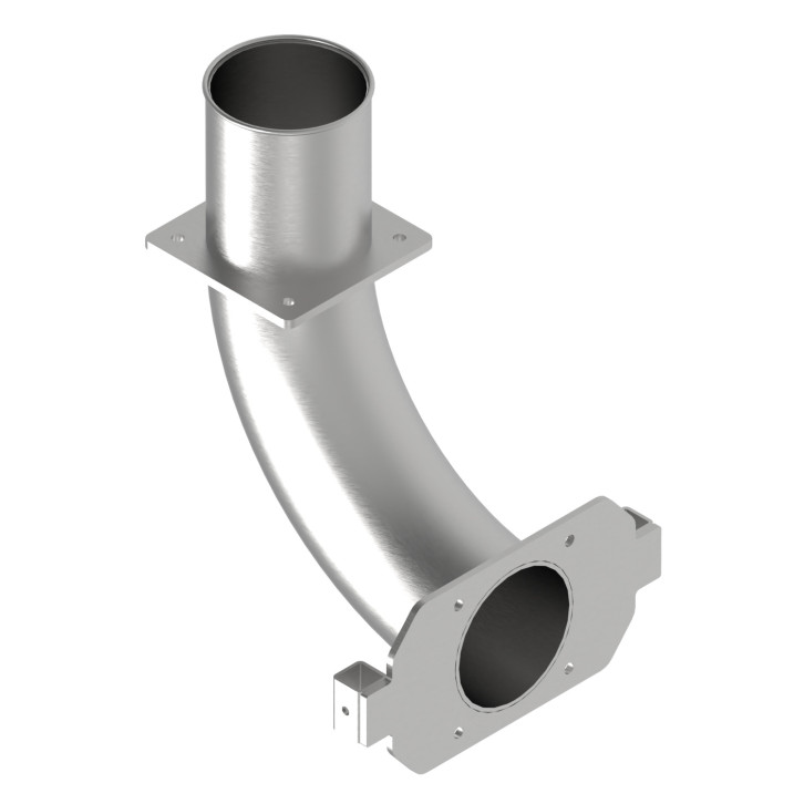 Rohrbogen für Ansaugtrichter 