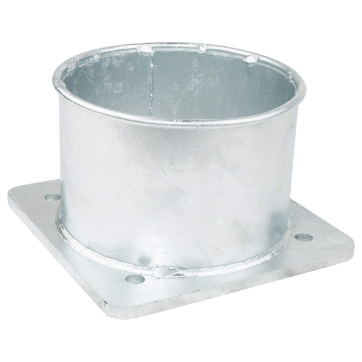 Connection flange for suction funnel 