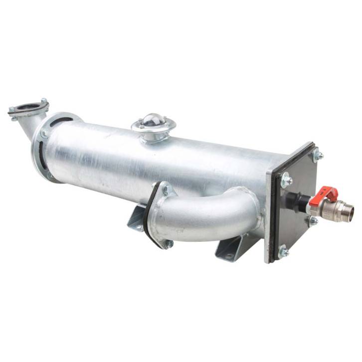 Foam separator, screwed with porthole (complete) 