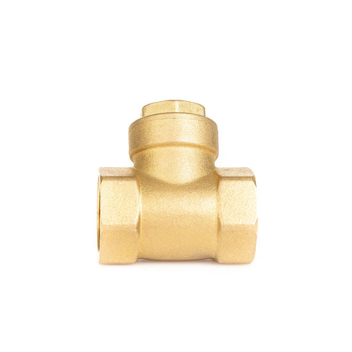 Check valve with metal disc 