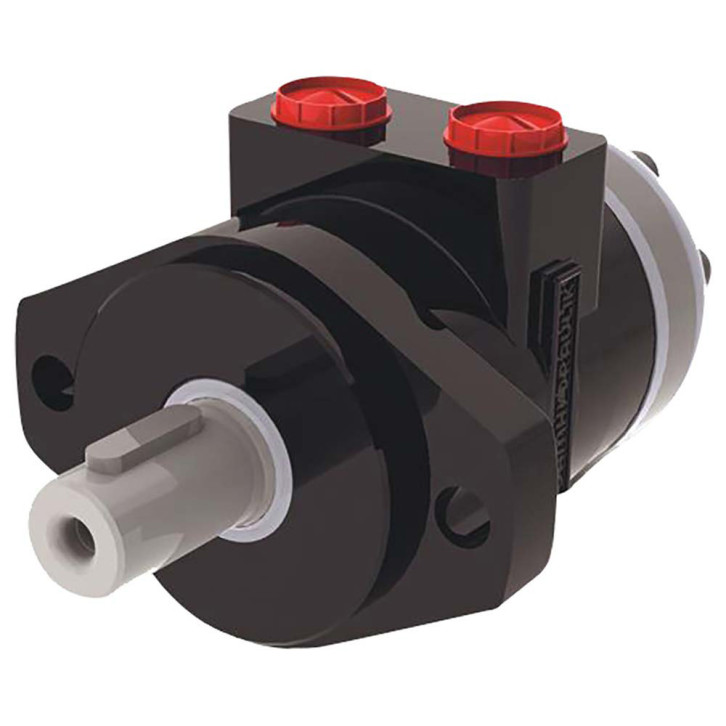 Hydraulic motor for hydraulically folding sprinkler nozzle 