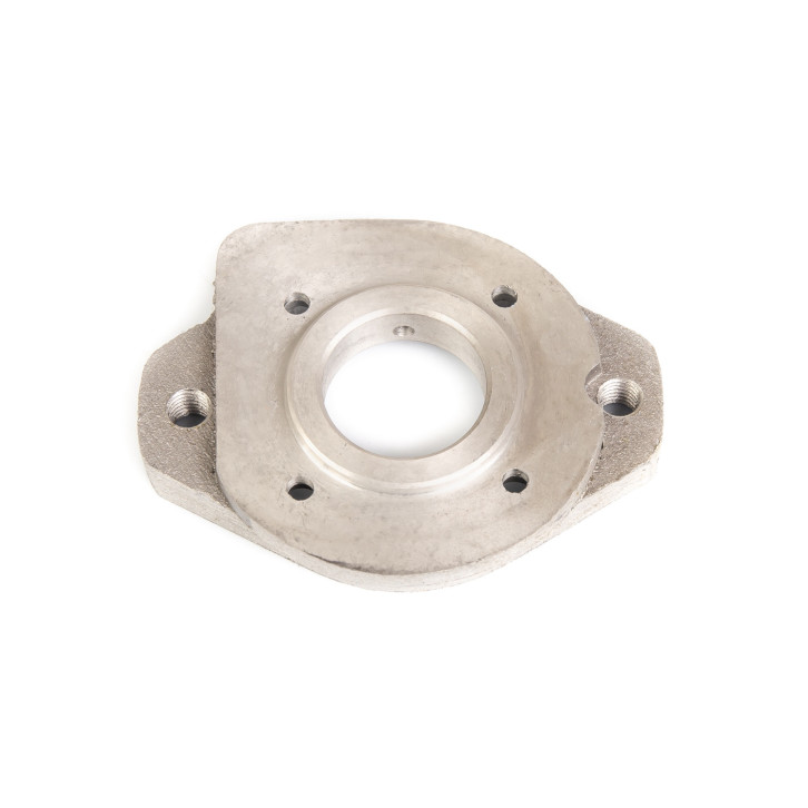 Flange for hydraulic sprinkler nozzle 