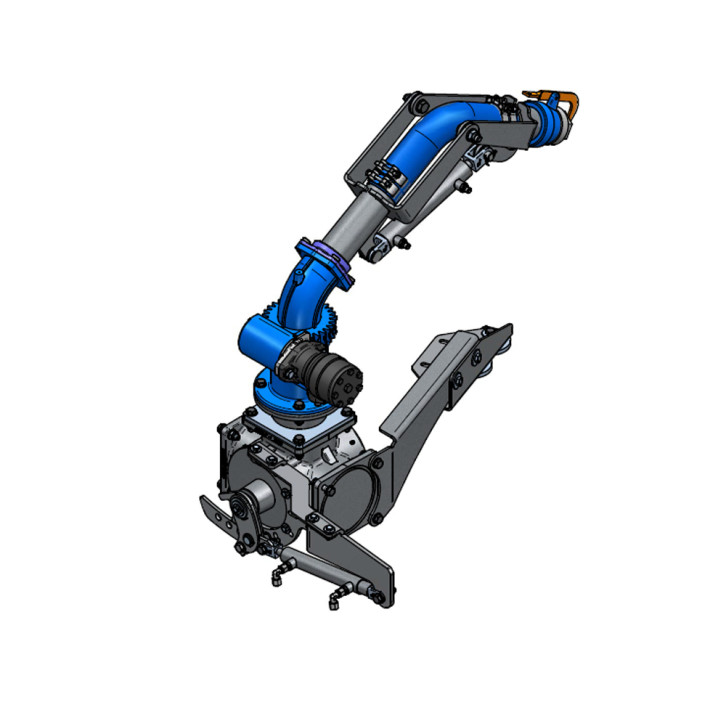 Retrofit kit assembly group for hydr. folding sprinkler nozzle / for Poly Line 