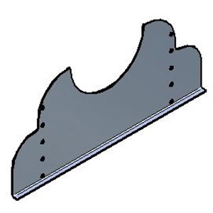 Baffle 1290 mm 