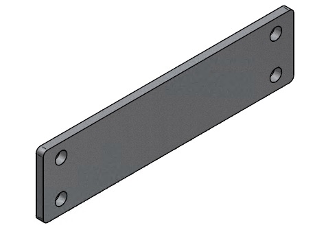 Anschraubblech bei Steigrohraufnahme 