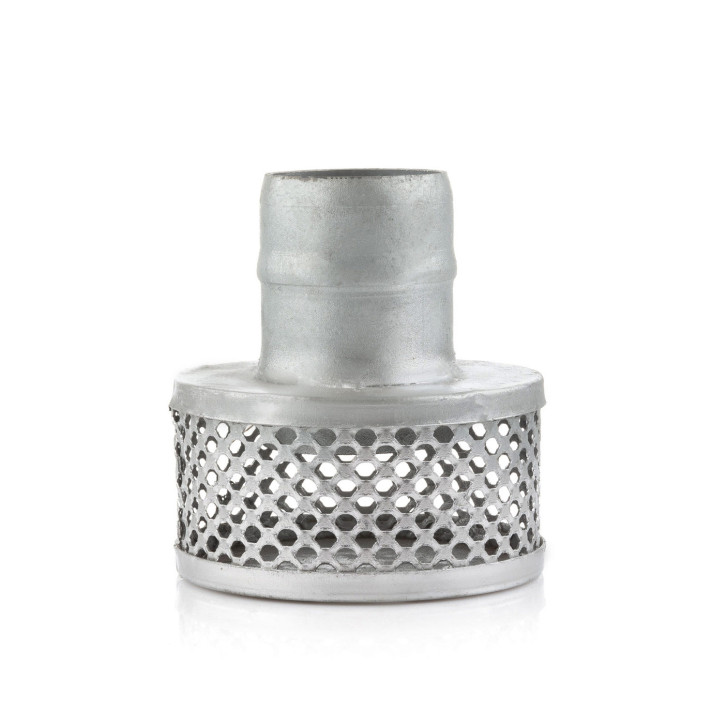 Suction strainer with hose connector 