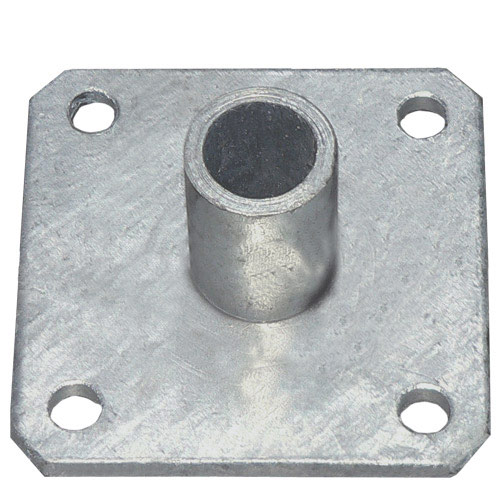 Halterohr mit Achsplatte 