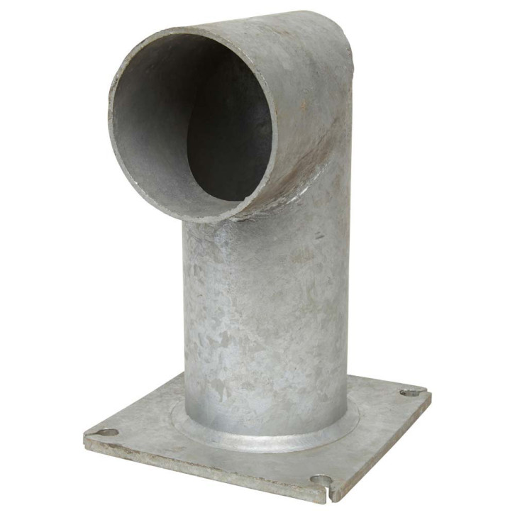 Pipe socket for tank ventilation 